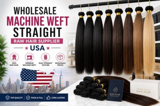 How to Choose the Best Wholesale Machine Weft Straight Raw Hair Supplier in the USA 